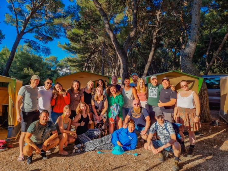 Singlereis Kamperen in Pakostane, Kroatië